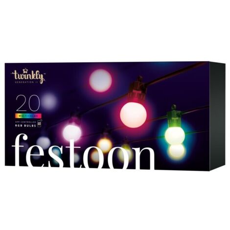 Twinkly Festoon 20 RGB Smart Lights 10m