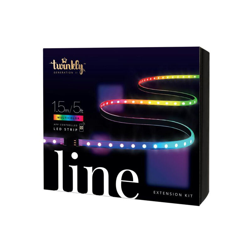 Extension bande noire 1,5m 90 leds multicolores rgb Twinkly line Twinkly