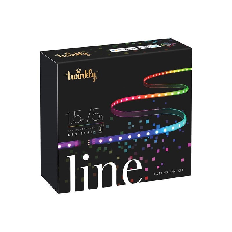 Extension bande blanche 1,5m 90 leds multicolores rgb Twinkly line Twinkly