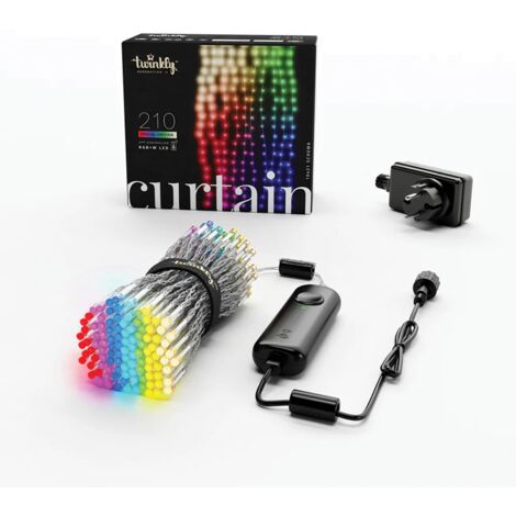 Twinkly Vorhang WALL RGB und Bianco Caldo 210 LED