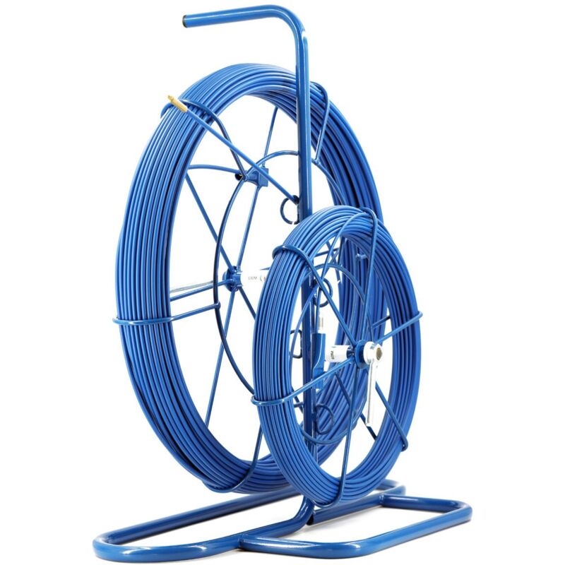 Milnov - TwinPro 2 en 1 compact Aiguille 6 mm 50 m + 4.5 mm 60 m sur moyen dévidoir double sans roulettes