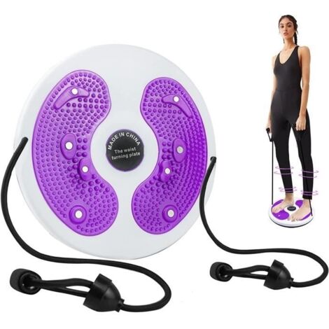 Twist Disque de Taille avec Corde de Traction,Planche à Disque de Taille torsadée Fitness,pour Fitness pour Les Hanches et la