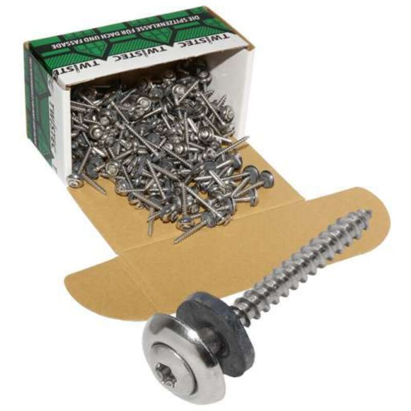 Sanundo - Twistec® Spenglerschraube 3tlg TX20 Edelstahl A2 4,5x35mm vpe 200 Stück