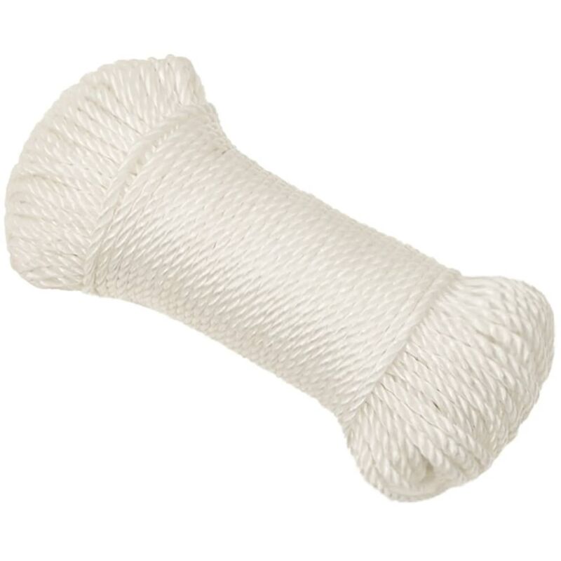 Work Rope White 6 mm 25 m Polypropylene Vidaxl