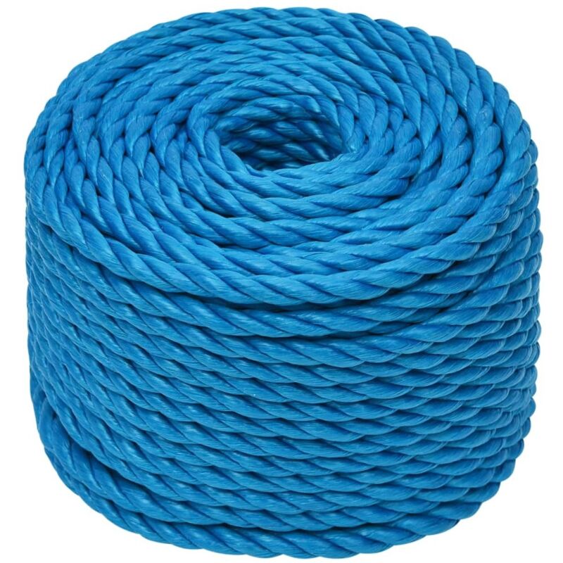 Work Rope Blue 20 mm 25 m Polypropylene Vidaxl