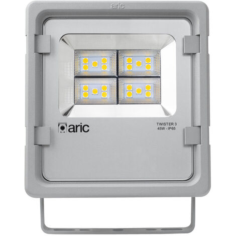50830 - ARIC] Projecteur extérieur LED gris - 4000K - inclinable