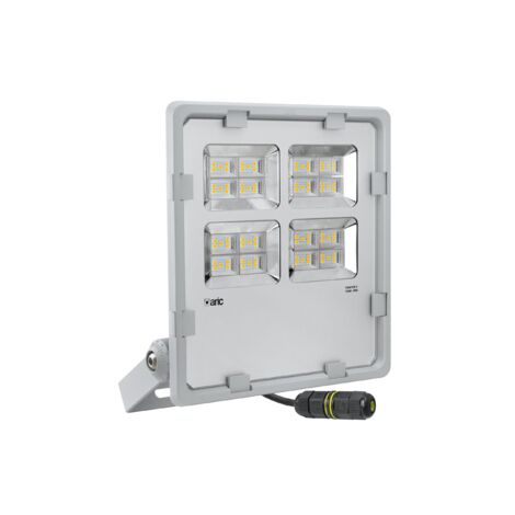 TWISTER 3 Proj. Ext. IP65 IK08 gris 90° LED intégré 150W 3000K 19500lm ARIC 50974
