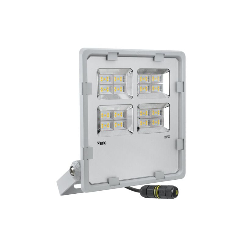 Twister 3 Proj. Ext. IP65 IK08 gris 90° led intégré 150W 3000K 19500lm Aric 50974