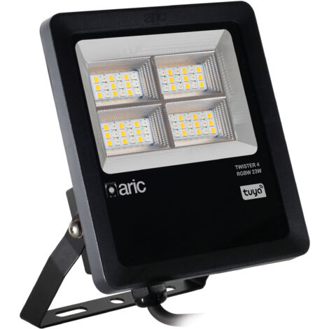 TWISTER 4 TUYA Projecteur LED rectangulaire basculant RGB + Blanc 4000K 23W ARIC 51787