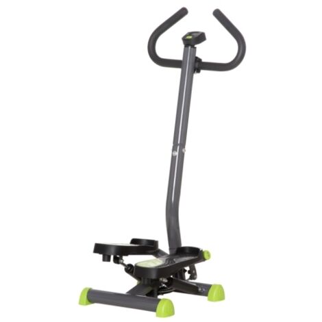 Twister Stepper, Step Machine with Adjustable Resistance, LCD Screen - Grey