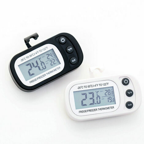 Two Colors Waterproof Digital Refrigerator Thermometer Max/Min Record Function With Hook NZVI04JCK