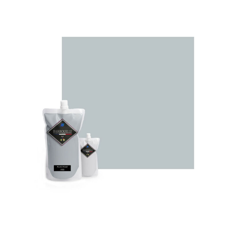 Two-component epoxy gloss paint/resin BARBOUILLE - For tiles, earthenware, laminates, PVC - 1kg - Fluctuat grey