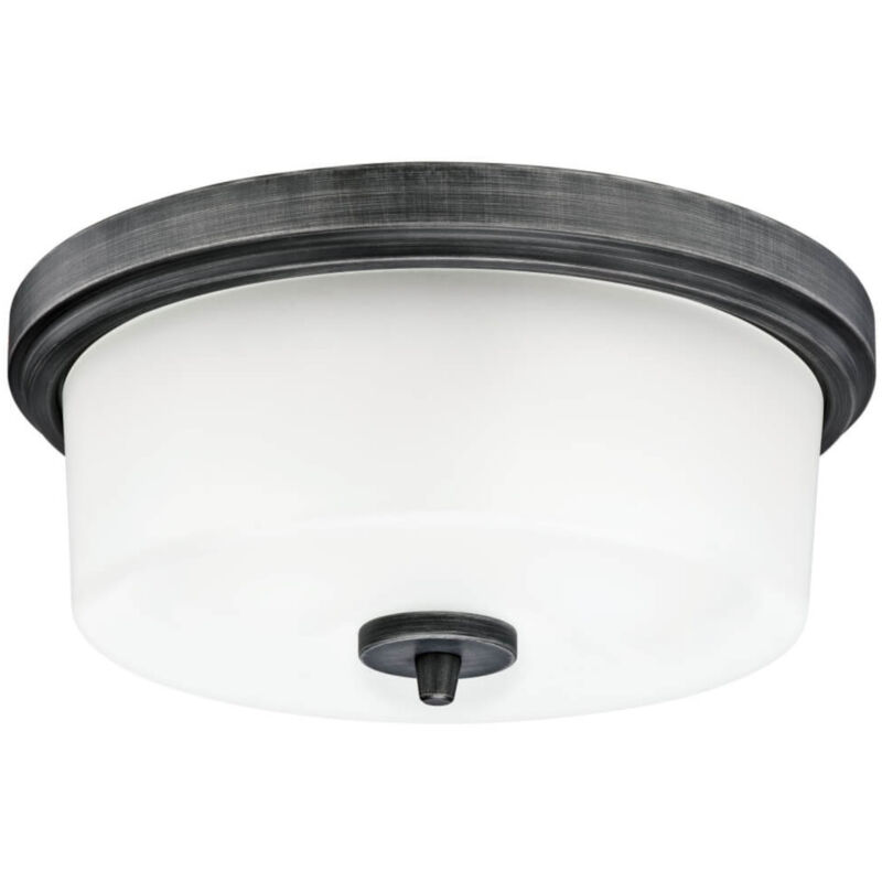 Two-Light Flush Mount Ceiling Light Cedric Aluminium