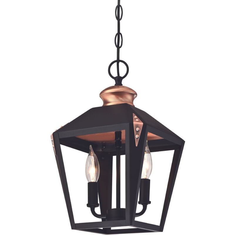 Westinghouse - Two-Light Pendant Valery Black and Copper