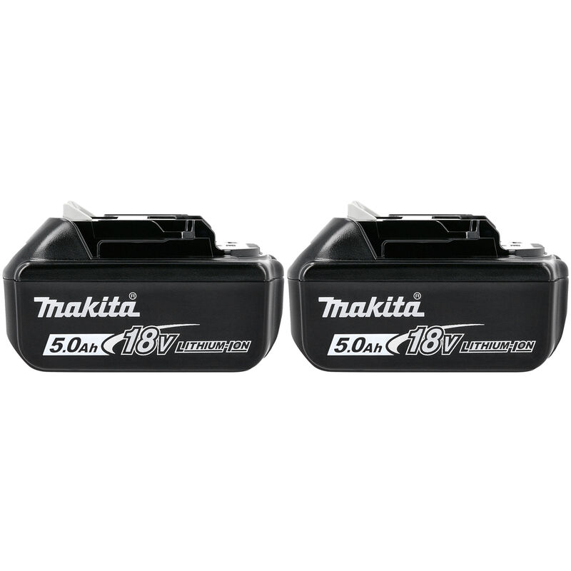 Genuine BL1850 18V 5.0Ah Li-Ion lxt Battery Twin Pack - Makita