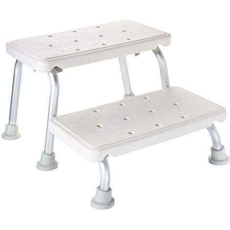 Two-Tier Step Stool White 150 kg A0102001 RIDDER