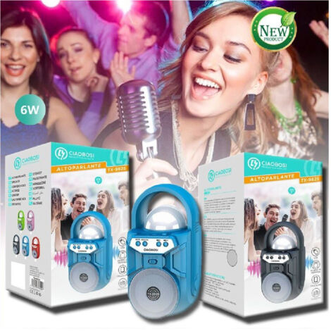 Tx-9825 Enceinte Bluetooth Portable Fm Tf Usb Aux Rechargeable
