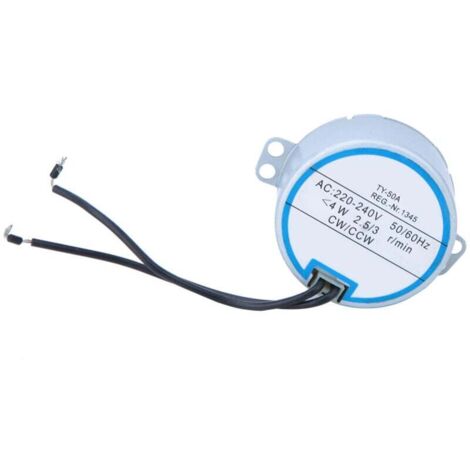 TY-50A CW/CCW-Synchronmotor, Fernbedienung, Plattenspielermotor, 220–240 V Moving-Head-Lüfter, 3 U/min