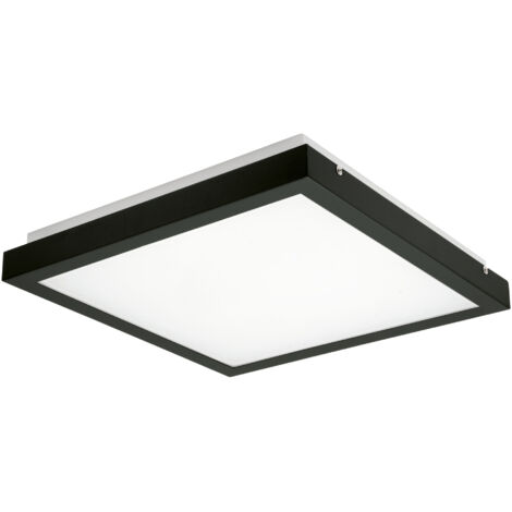 TYBIA - 38W - Sensore di movimento - 410x410mm - Nero