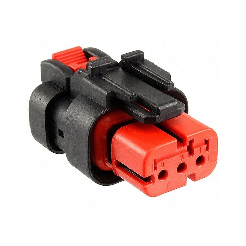 Tyco - 776523-1 3-Position plug assy Automotive Connector - 20-18AWG - Red