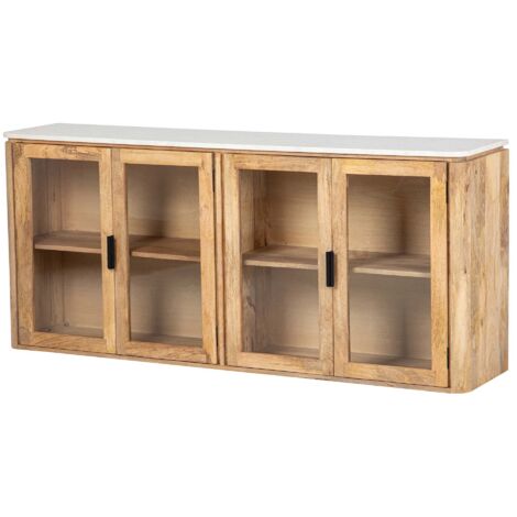 Tyla Glasmarmor Mango Sideboard 180x40x80 cm