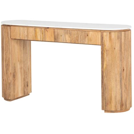 Tyla Mango Marmor Holz Konsole 140X40X80 Cm