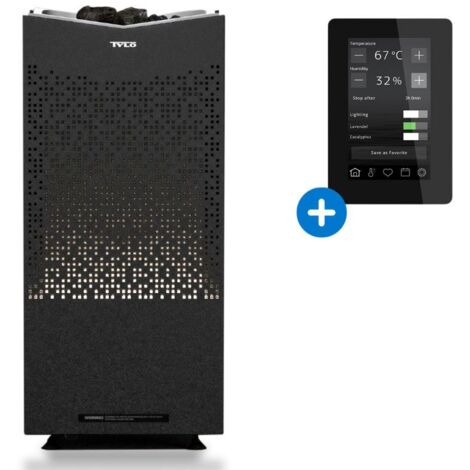 Tylö Crown Elite 6 Premium Saunaofen 6,6 kW mit WiFi Steuerung finnischer Stand-Saunaofen