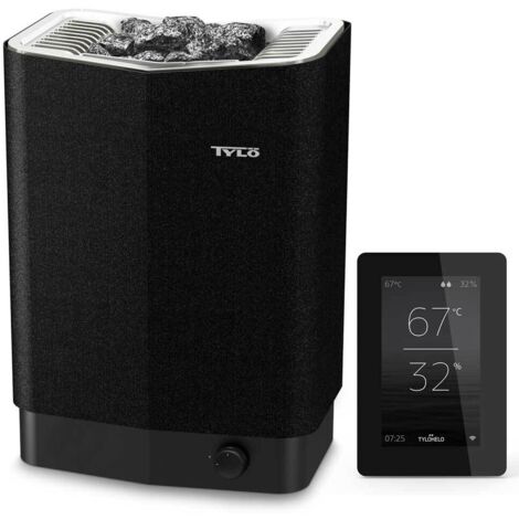 Tylö Sense Elite 8 Saunaofen 8,0 kW finnischer Saunaofen mit WLAN-Steuerung Saunasteine