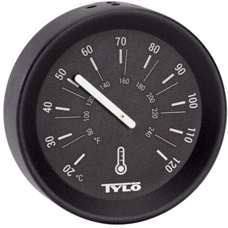 Tylö Thermometer Brilliant Black