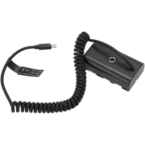 Typ-C-auf-NP-F550-Stromkabel mit Dummy-Batterie für die Monitorbeleuchtung