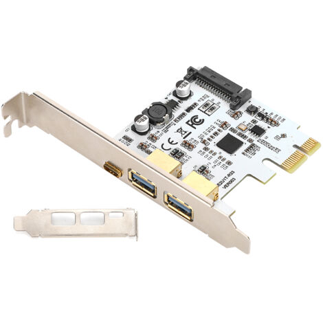Typ-C-Erweiterungskarte mit SATA-Stromanschluss für VIA Labs VL805 Master-Adapter
