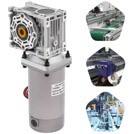 Typ NLRV 300 W, 24 V DC, Schneckenradgetriebe / selbsthemmendes Getriebe, Motor