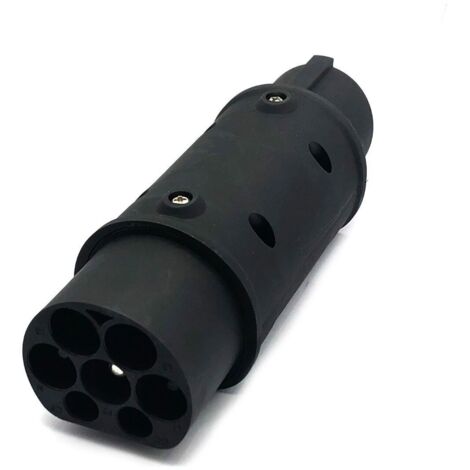 Type 2 to Type 1 charging socket, IP54 protection, professional universal vehicle charging socket, thermoplastic charging connector for electric cars, charging adapter for electric vehicles, car parts