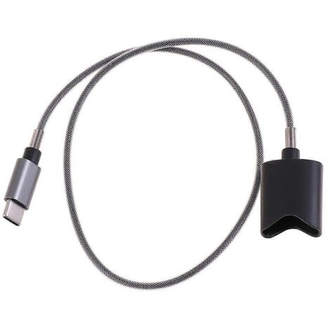 Type C Interface Charging Cable for 45cm (Gray Type-C)--