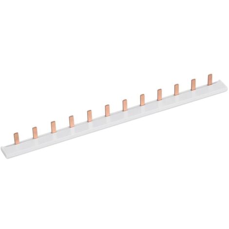Type de broche de barre omnibus en cuivre 12 manières pour boîte de distribution, disjoncteur MCB, accessoires de joncteur, peignage (1P type de broche 12 manières)