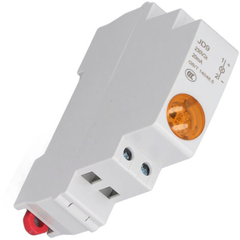 Type d'indication de Signal de Circuit lumineux de indicateur LED de Rail DIN pour la boîte de Distribution AC DC 230V