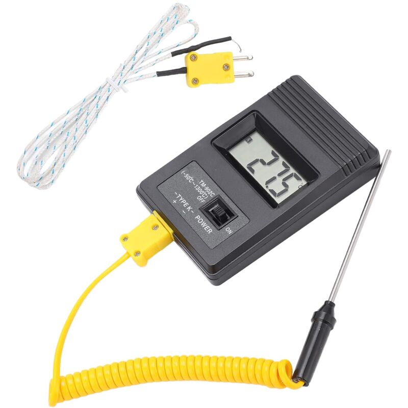 Type K Thermometre Numerique, 501300 Thermomètre De Type K Avec Capteur De Thermocouple 300°c, Tm902c Thermomètre Numérique à Thermocouple De Type K