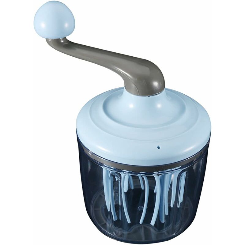 Type Manuel de Fabricant de Mousse de Fouet de Crème d'Oeufs, Outil Manuel De Cuisine De Batteur d'Oeufs 1100ml