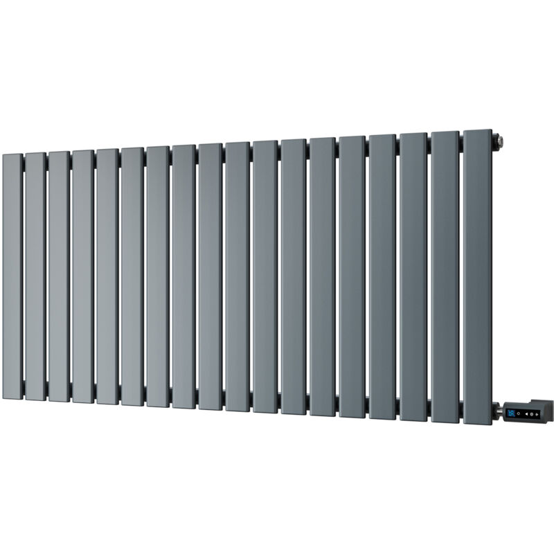Image of Typhoon - Anthracite Horizontal Electric Radiator&hellip;