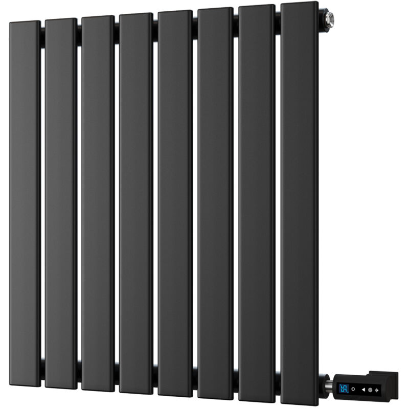 Image of Typhoon - Black Horizontal Electric Radiator&hellip;