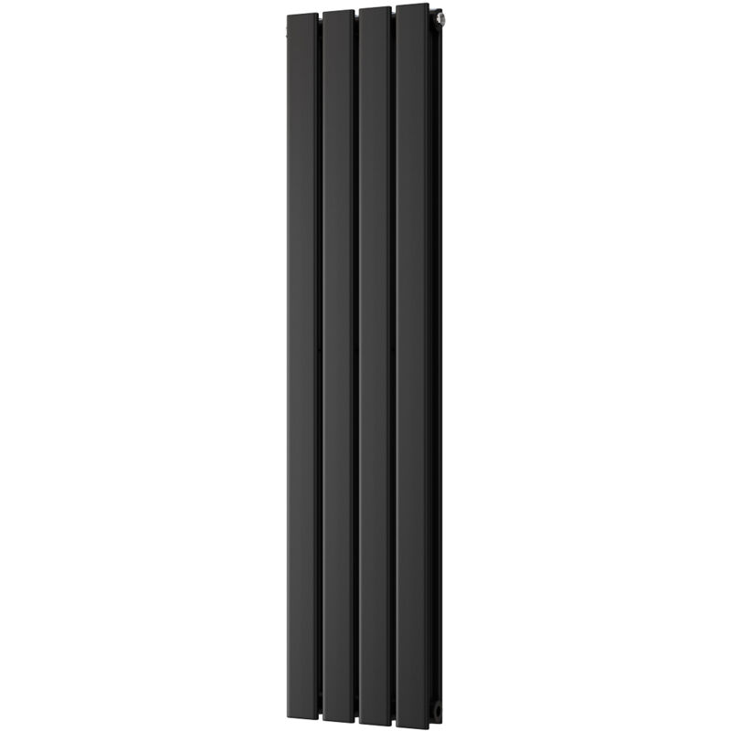 Image of Typhoon - Black Vertical Radiator H1200mm&hellip;