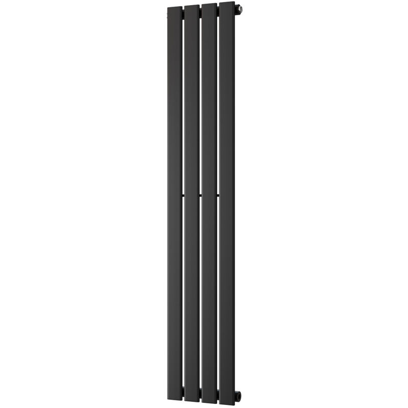 Image of Typhoon - Black Vertical Radiator H1400mm&hellip;