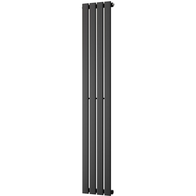 Image of Typhoon - Black Vertical Radiator H1600mm&hellip;