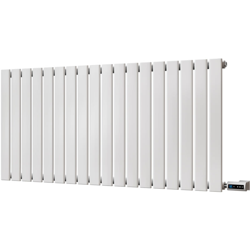 Image of Typhoon - White Horizontal Electric Radiator&hellip;