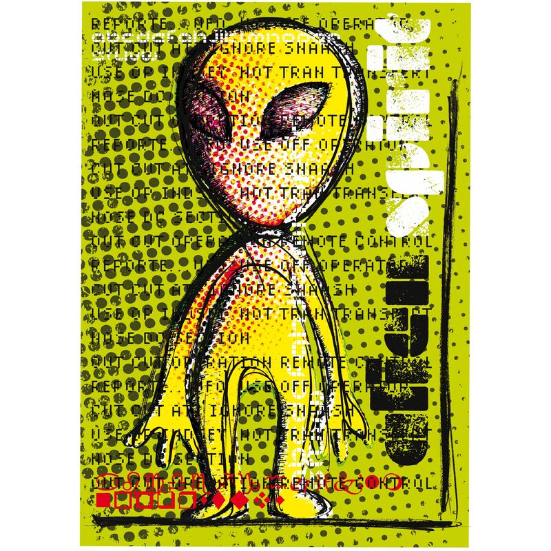 

TYPO - Póster Artístico Firmado – Alien - 21x30 cm