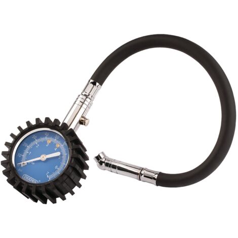 Tyre Pressure Gauge, 0 - 100psi, 0 - 7 bar (91357)