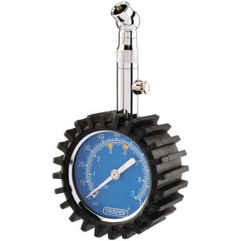 Tyre Pressure Gauge, 0 - 100psi, 0 - 7bar (91347)