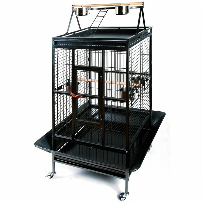 TYROL Grande Cage pour Perroquet. 83x77x168cm