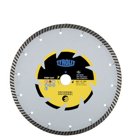 Tyrolit C3R disque à tronçonner diamant noir 230 mm