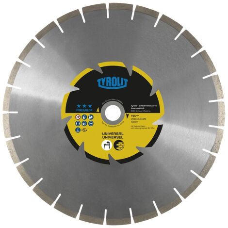 TYROLIT Diamant-Nassschnitttrennscheibe Premium TSU 400 x 3,2 mm